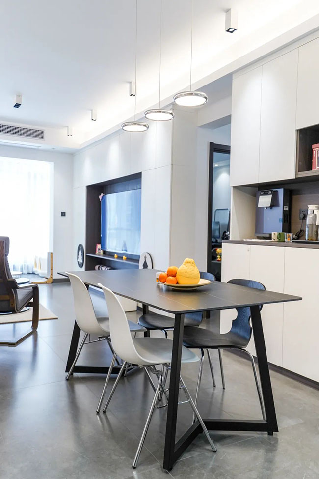 93㎡簡約風，智能實用的家居搭配，細節體現生活的美好